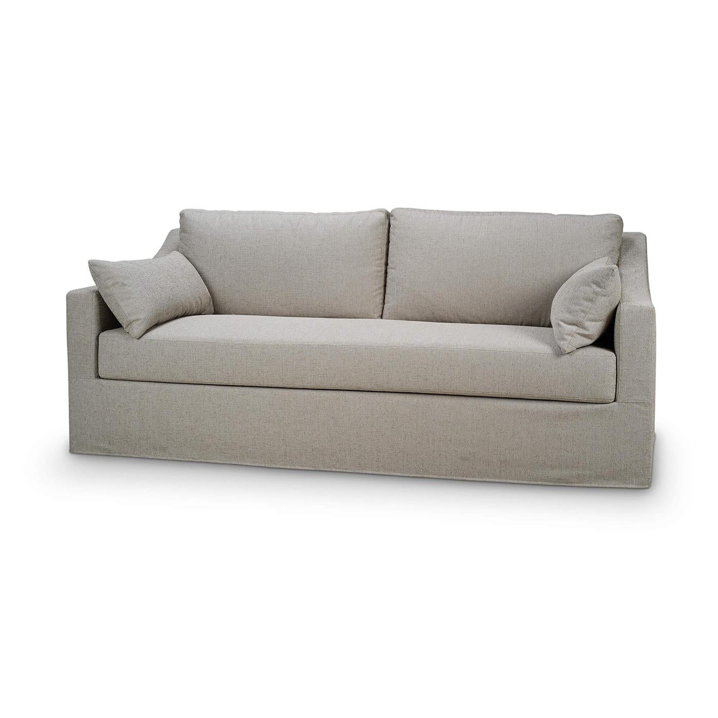 Modern Slip Cover Sofa