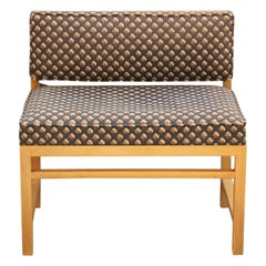 Modern Small Vanity / Boudoir Stool Bench by Edward Wormley for Dunbar