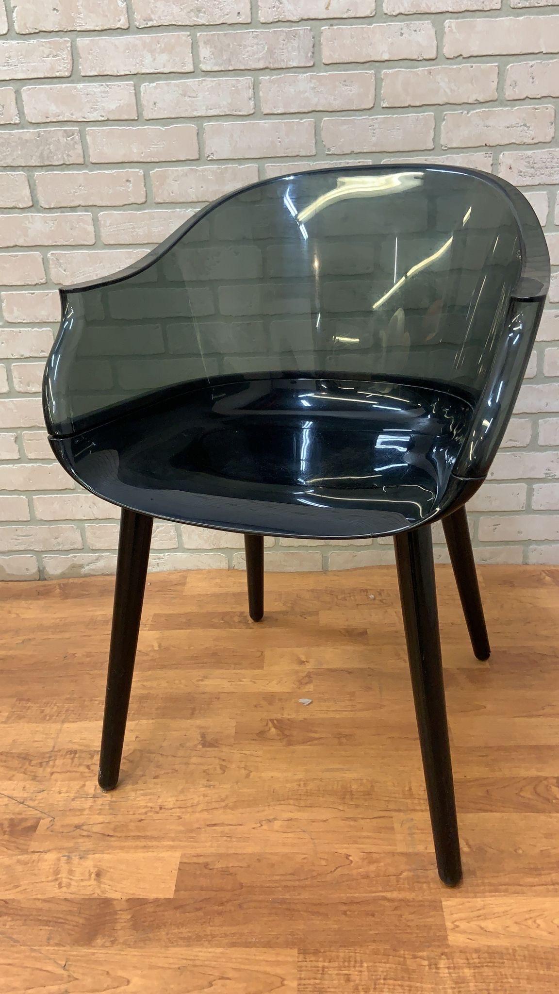 Contemporary Modern Smoked Cyborg Armchair by Marcel Wanders for Magis Italy - Set of 10 For Sale