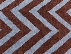 The Moderns Zig-Zag Rug in Gray and Brown par Doris Leslie Blau