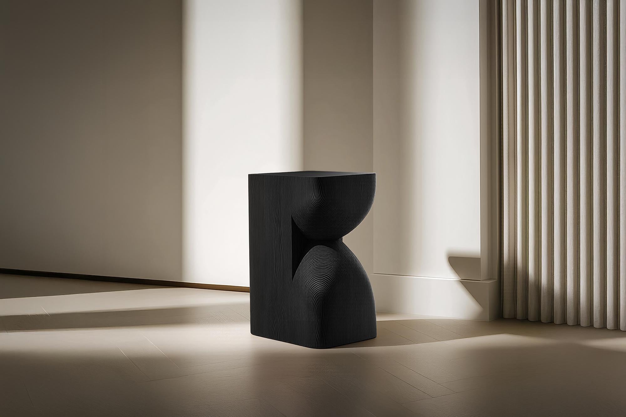 Mexicain Table de nuit moderne Socle No74, Solid Wood by Joel Escalona en vente