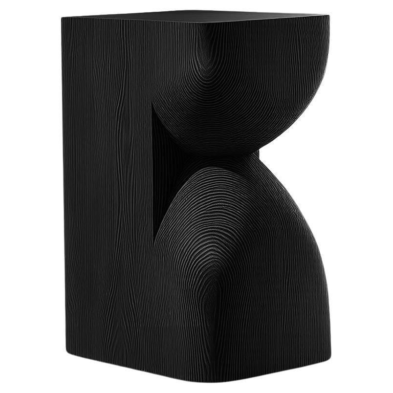 Modern Socle No74 Nightstand, Solid Wood by Joel Escalona