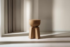 Modern Socle No92 Nightstand, Solid Wood Interior by Joel Escalona