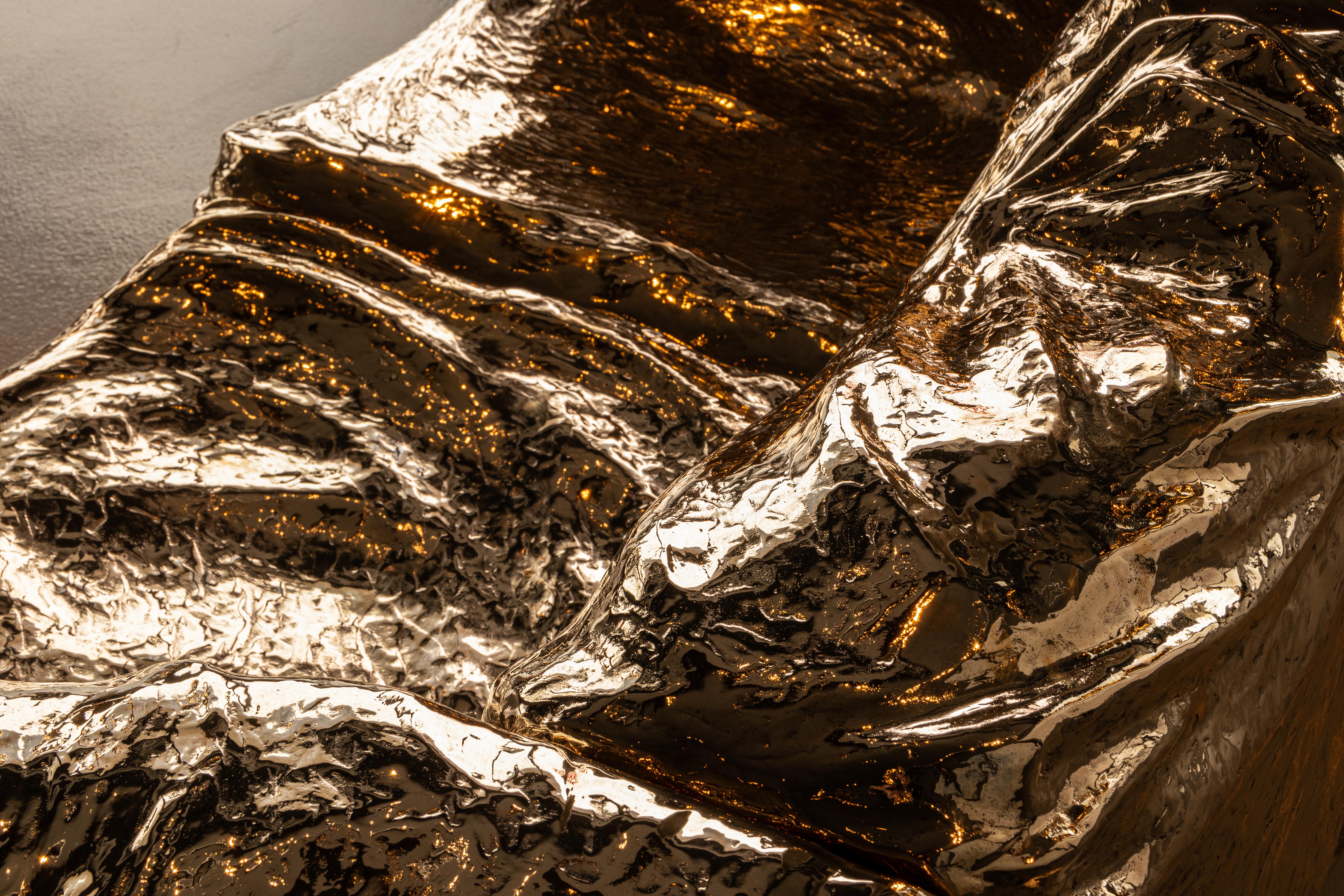 Divano moderno in fusione di bronzo lucidato in edizione limitata StudioJob Fatto a mano In condizioni Nuovo in vendita a Milan, IT