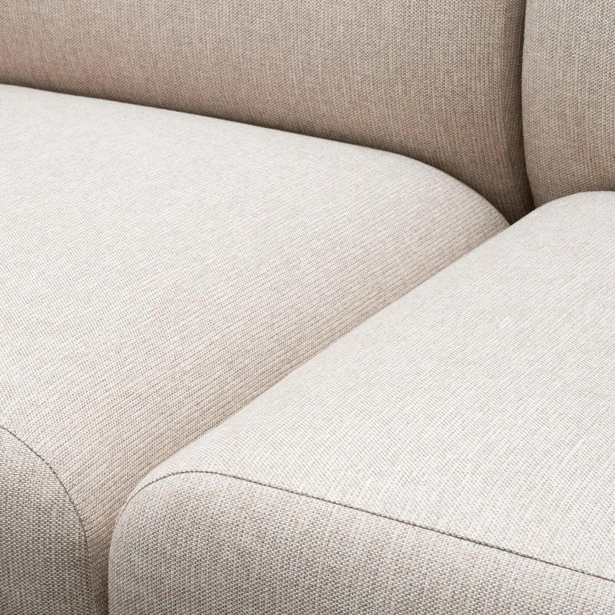 Wood Modern Sofa, Glossy Eucalyptus Veneer, Natural Loki. For Sale