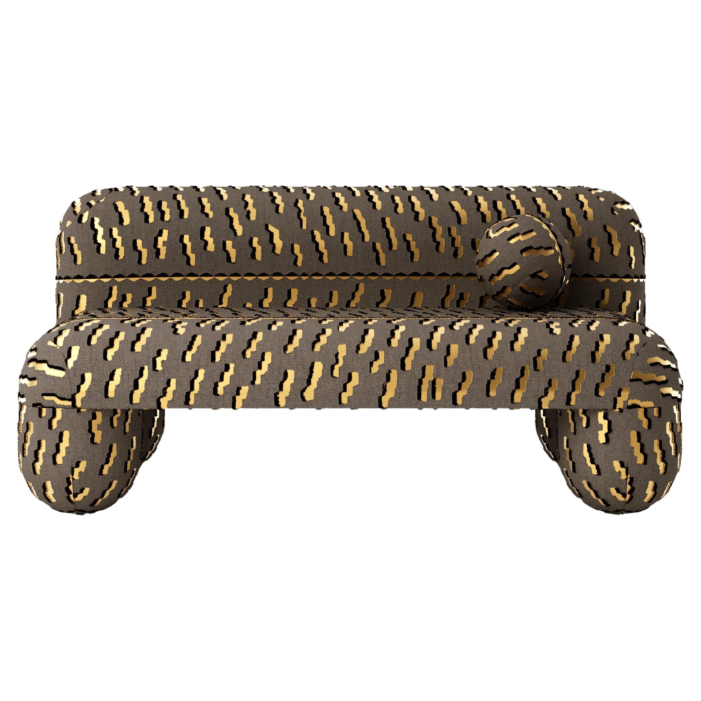 A three-seater HELLO sofa aims to create a playful, inviting atmosphere and add a stylish statement to any space. Crafted with meticulous attention to detail, boasts a visually striking and emotionally appealing design. Its round organic shapes