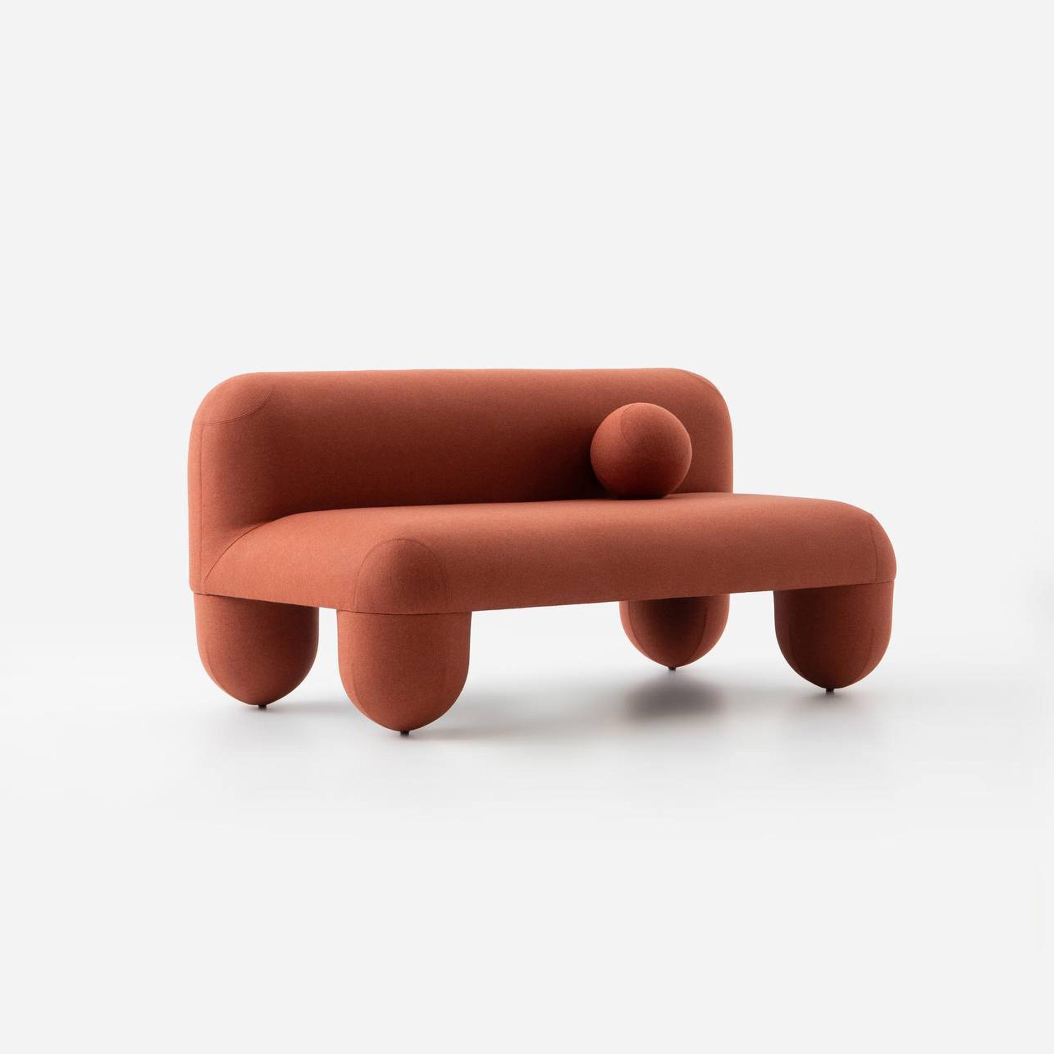 A three-seater HELLO sofa aims to create a playful, inviting atmosphere and add a stylish statement to any space. Crafted with meticulous attention to detail, boasts a visually striking and emotionally appealing design. Its round organic shapes