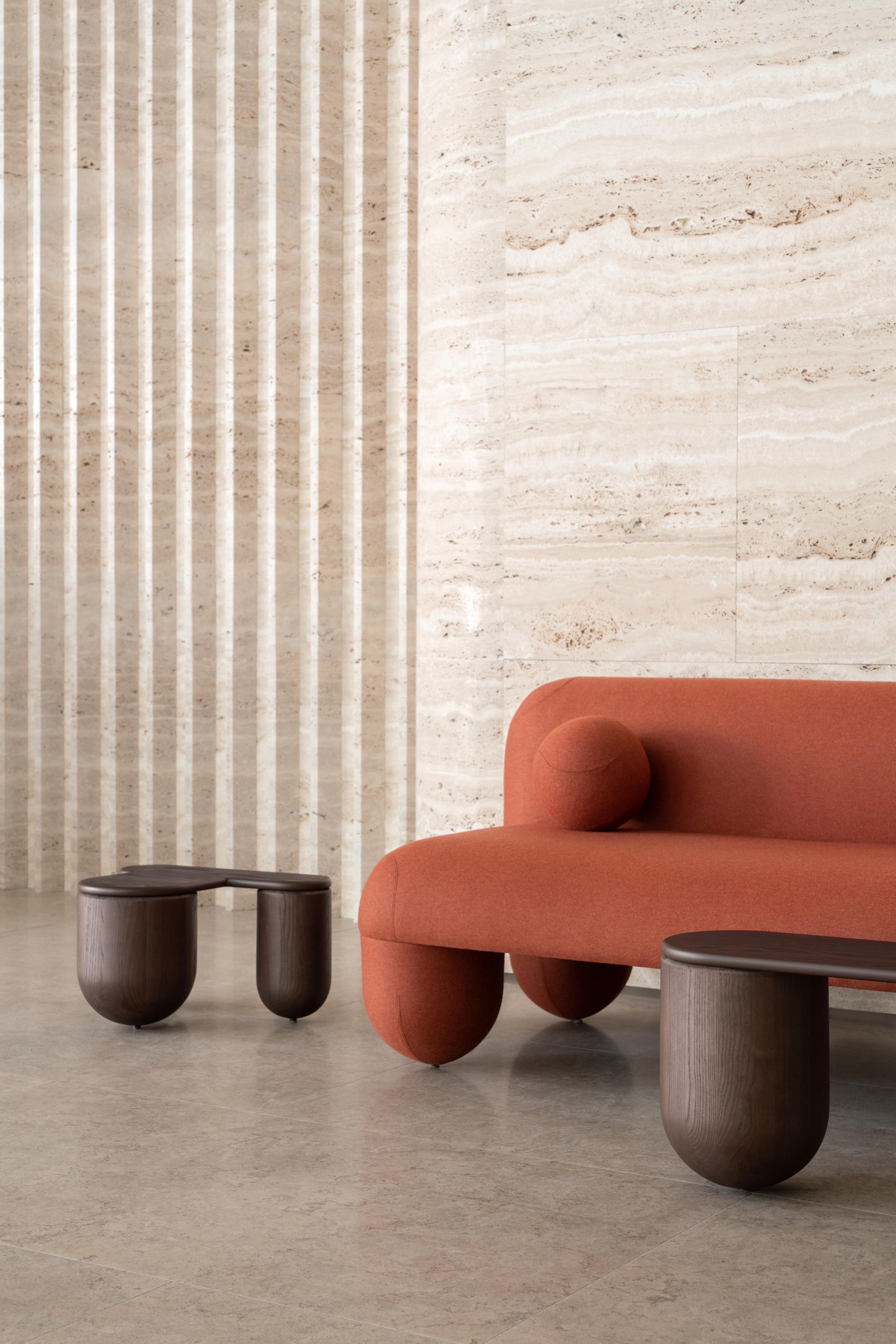 Modern Sofa Hello in Wool Fabric by Noom For Sale 4