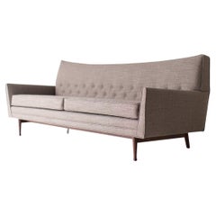 Modern sofa, Matador Modern Sofa, Lawrence Peabody, Walnut