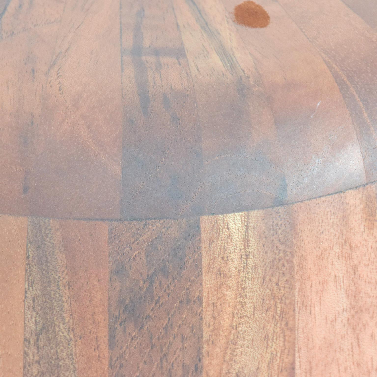 Mexicain Table centrale moderne à piédestal en bois de cèdre massif des années 1980 Mexique en vente