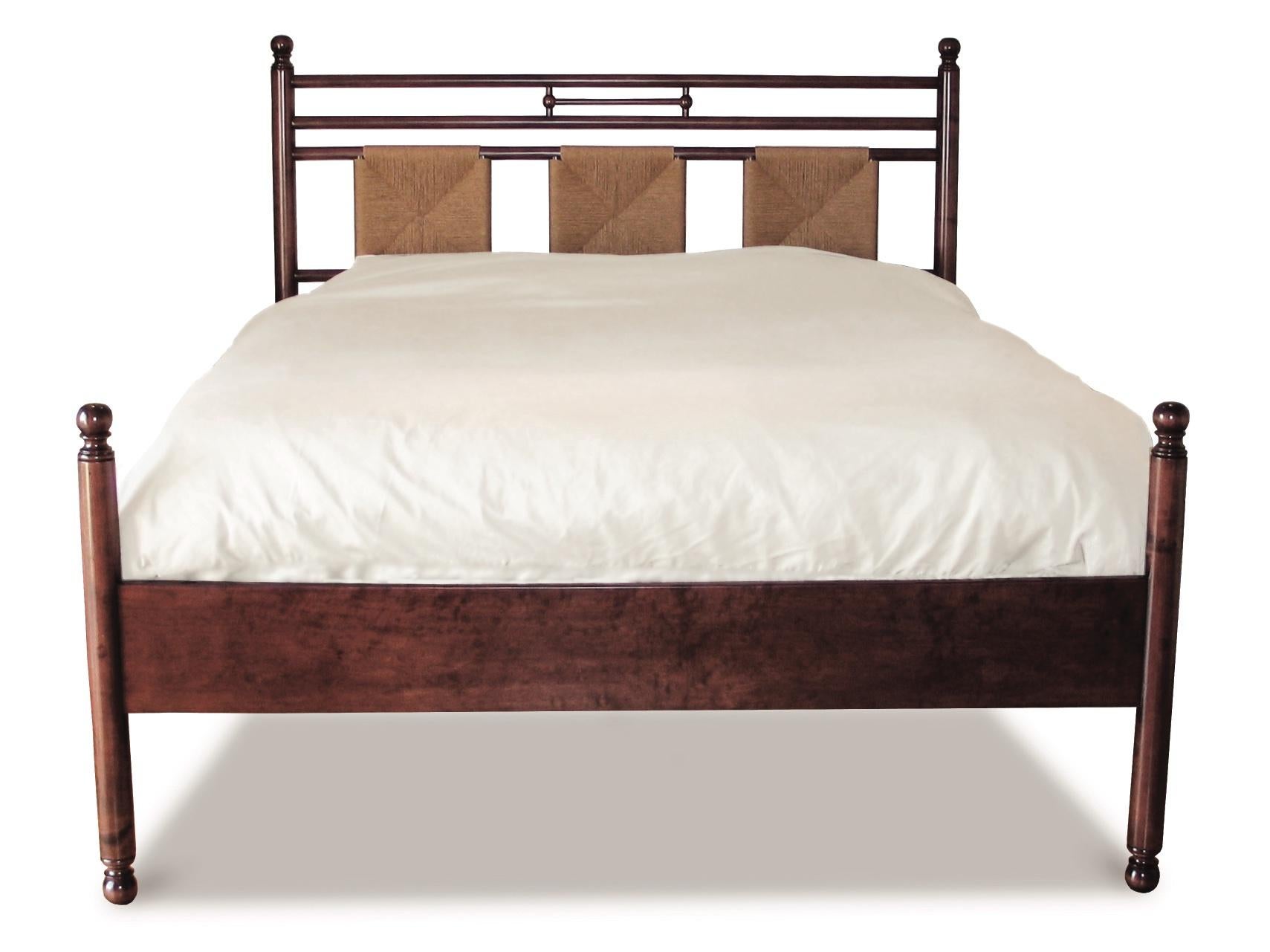 Italian Bed Frame with Exotic Wood For Sale at 1stDibs