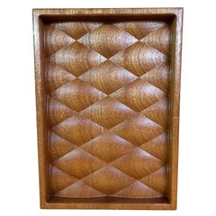 Modern Solid Sapele wood Vide-Poche in stock