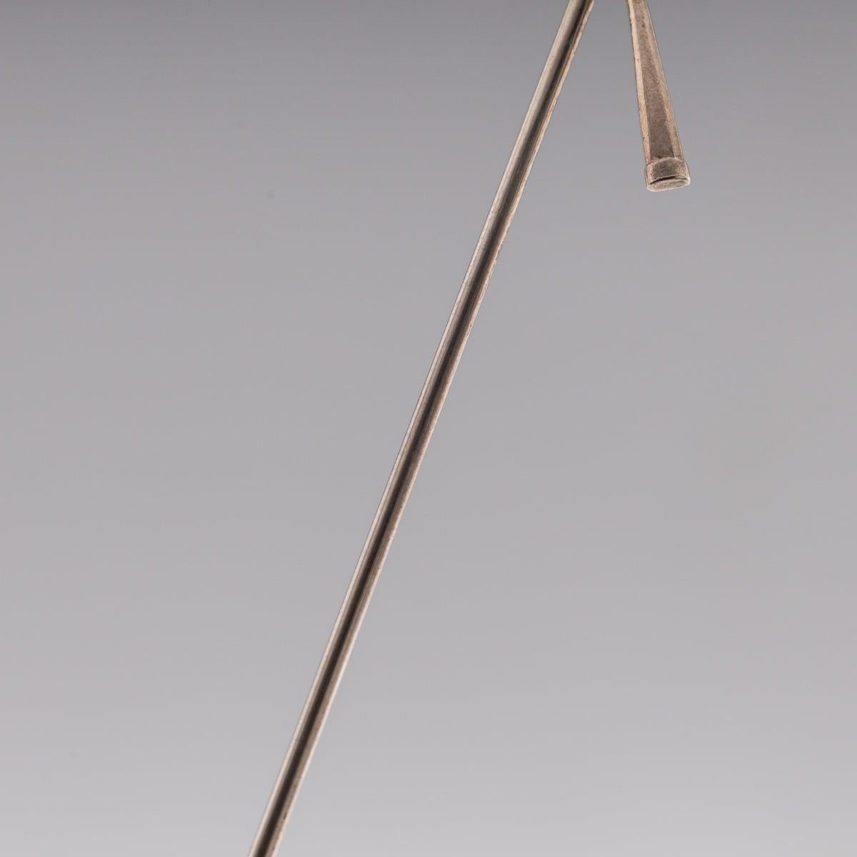 Juego moderno de 8 picos de cóctel de plata maciza con tema de tenis, Londres c.2003 Silver en venta