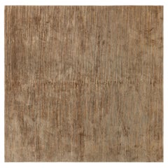 Modern Solid Tan With Brown Carpet "Sedimento" Designed By M Group