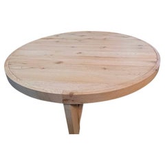Table centrale moderne en chêne blanc massif de Fortunata Design