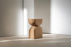 Modern Solid Wood Nightstand Socle No86, Joel Escalona Design