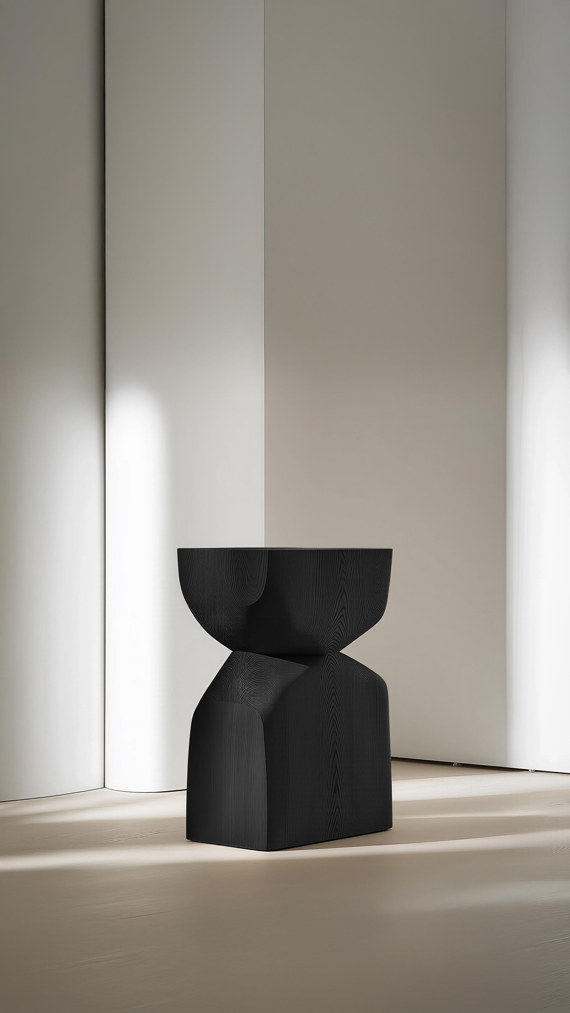 Table de nuit moderne en bois massif Socle No86, Joel Escalona Design Neuf - En vente à Ciudad de México, CDMX