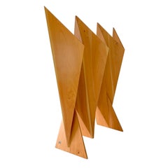 Modern Wood Sculpture Wall Screen / Room Divider by Pierre Sarkis