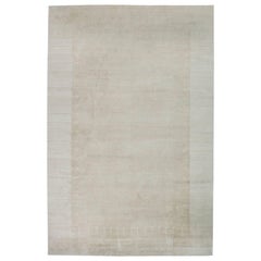 Modern Solitude Art Deco Wool Rug by Doris Leslie Blau