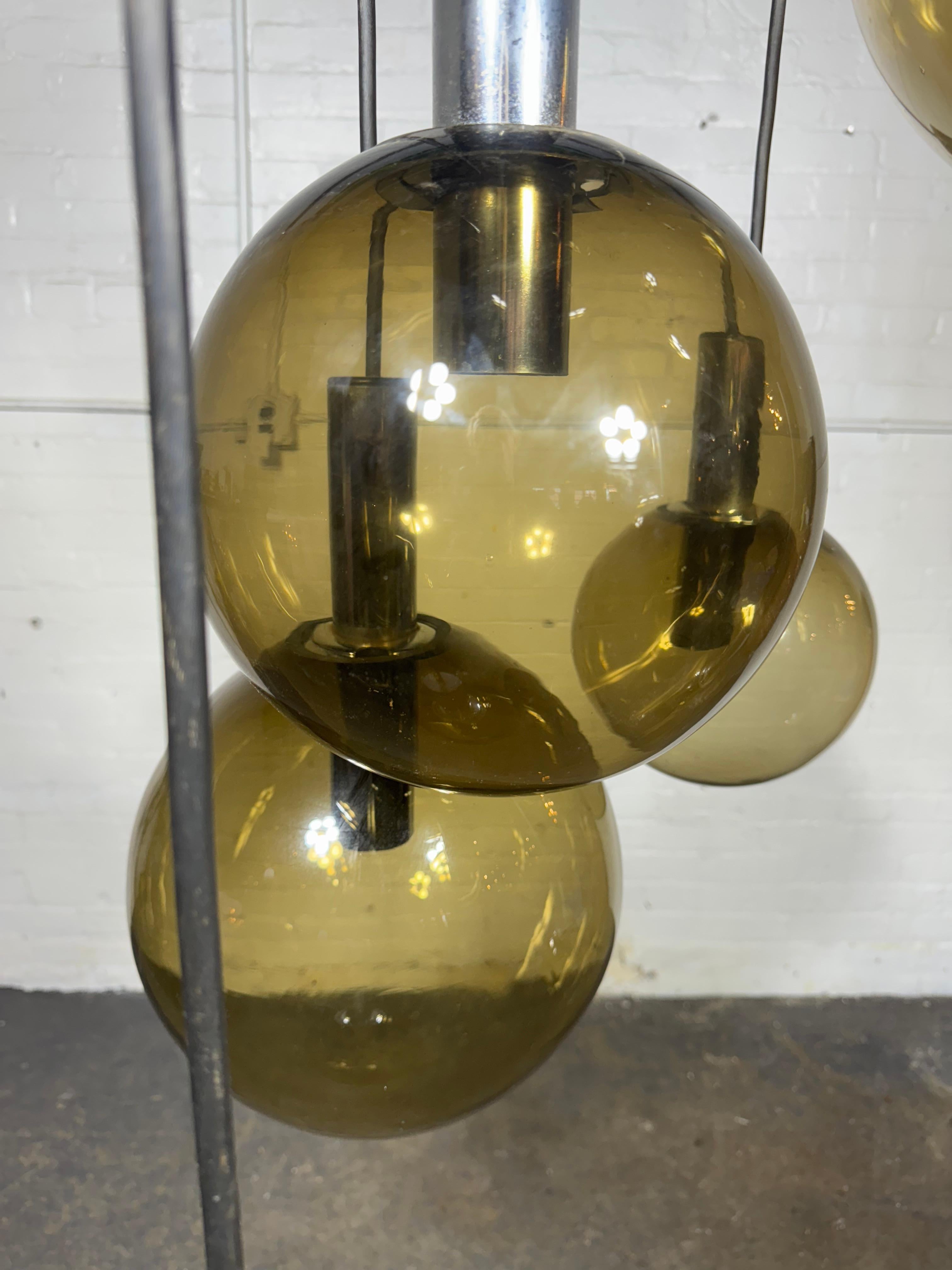 Fin du 20e siècle Moderne/Ère spatiale  Lustre ou pendentif 