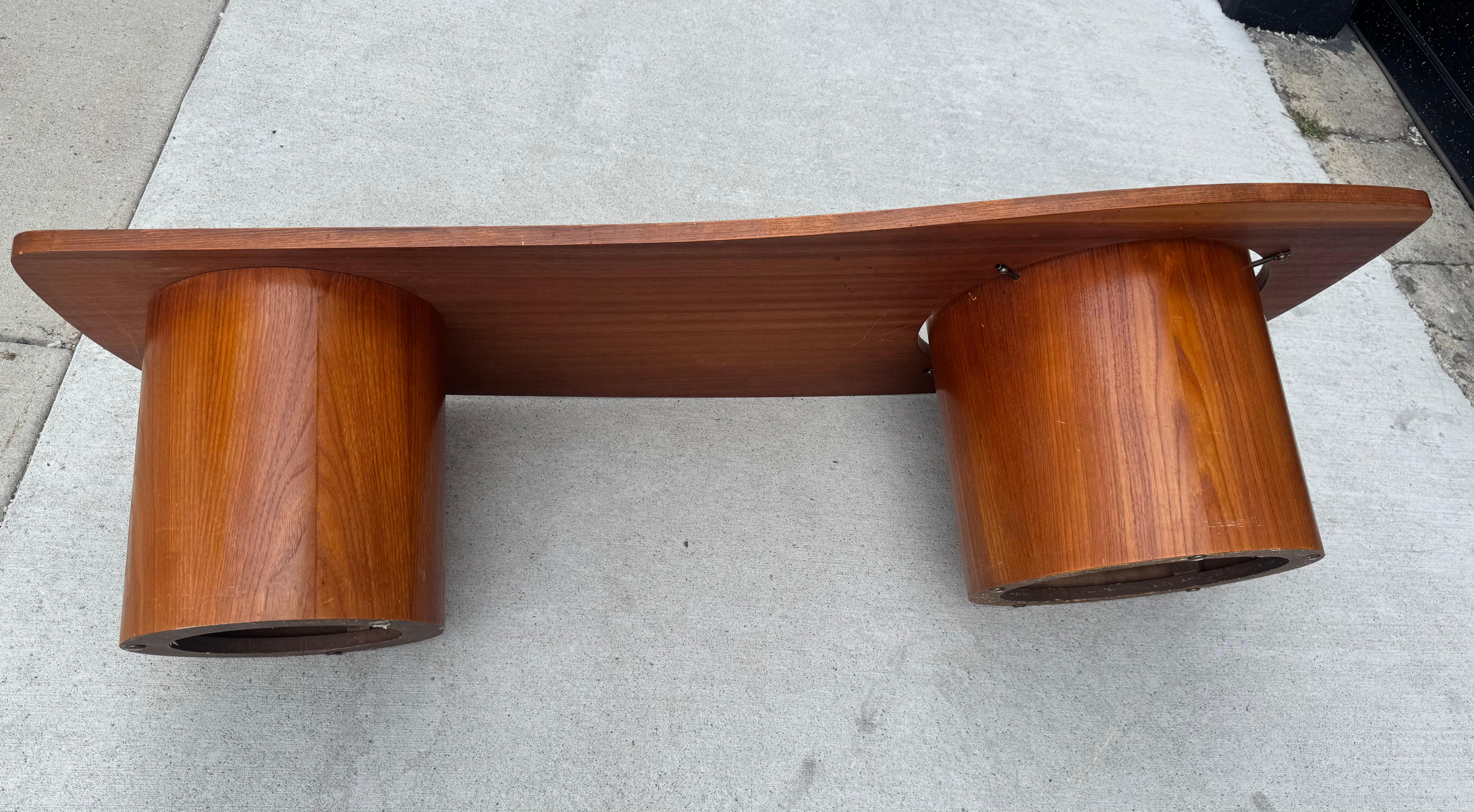 Modern/Space Age Teak Coffee Table by Rs Associates, Designed for Expo 1967 In Good Condition For Sale In Buffalo, NY