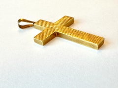 Modern Spanish Cross 18kt Yellow Gold