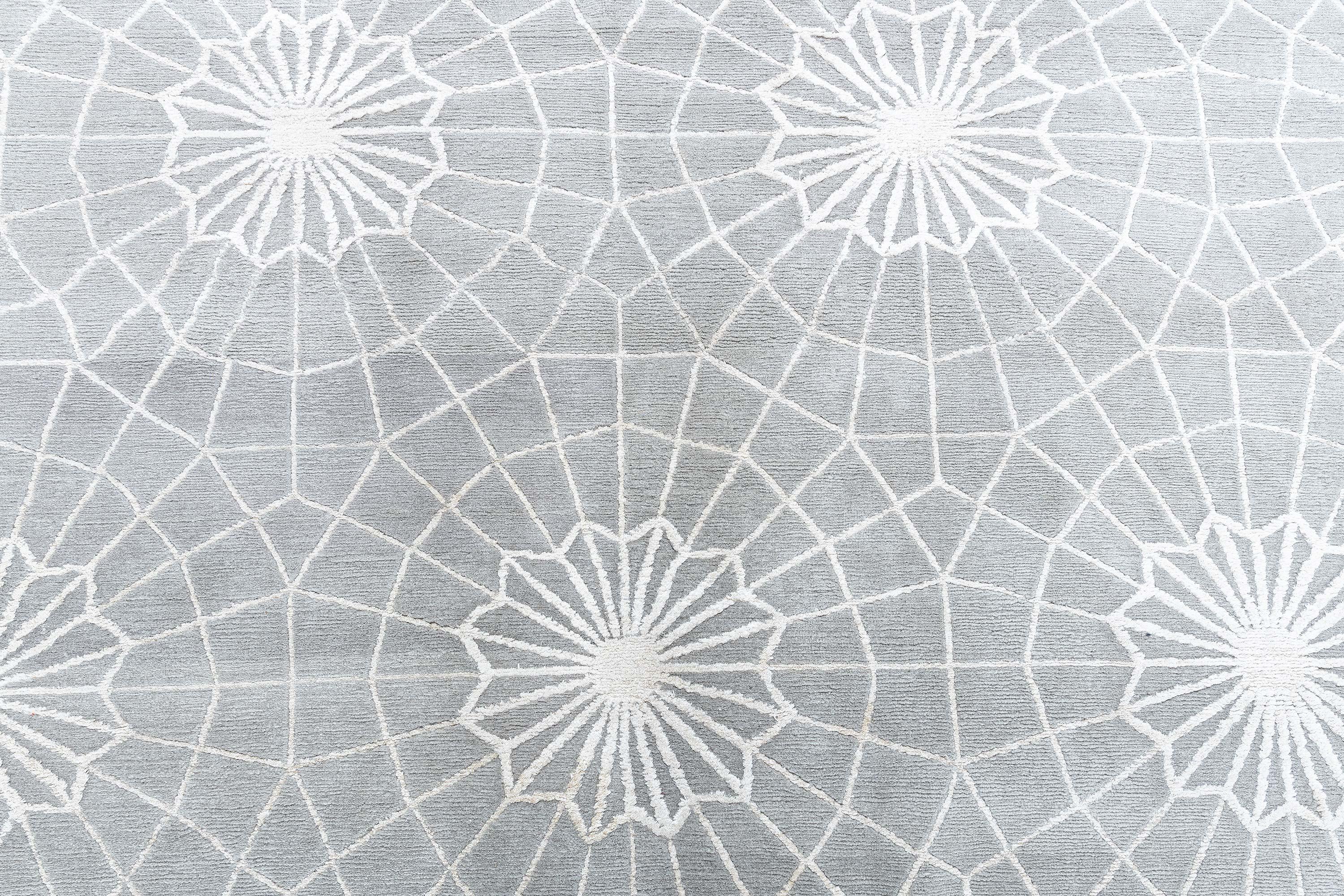 Modern Spider Web Rug by Doris Leslie Blau For Sale 1