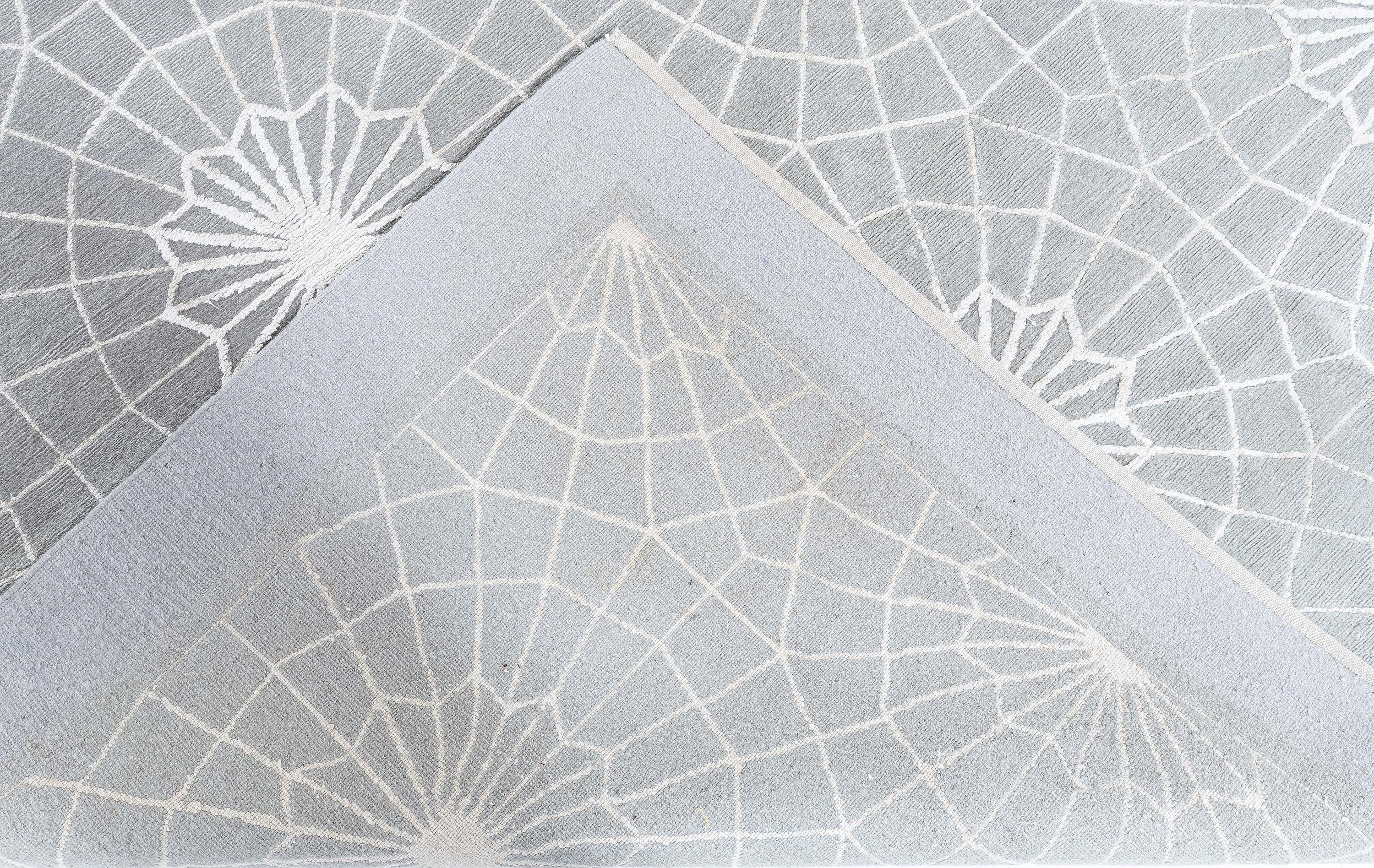 Modern Spider Web Rug by Doris Leslie Blau For Sale 2