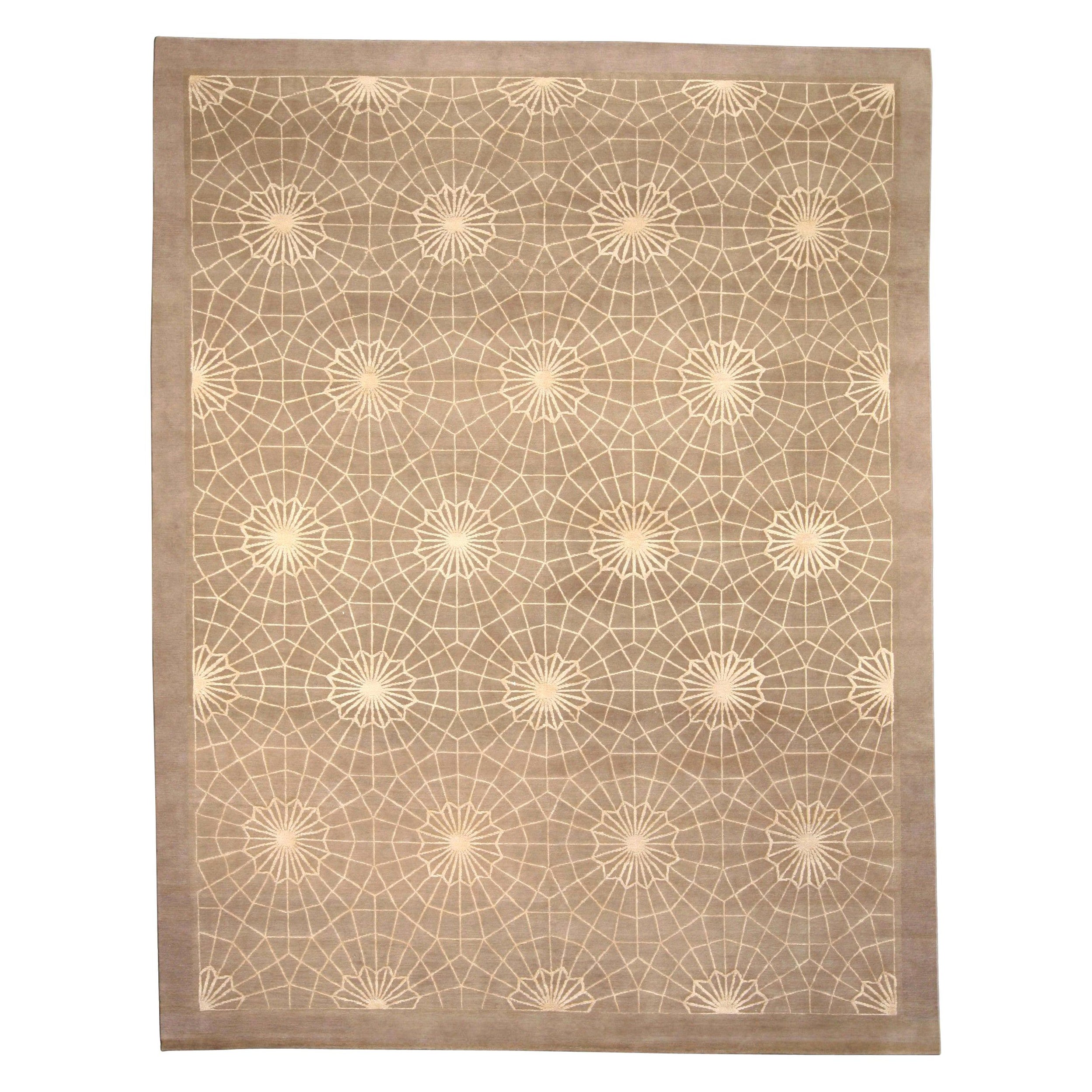 Moderner Spinnenweb-Teppich von Doris Leslie Blau im Angebot
