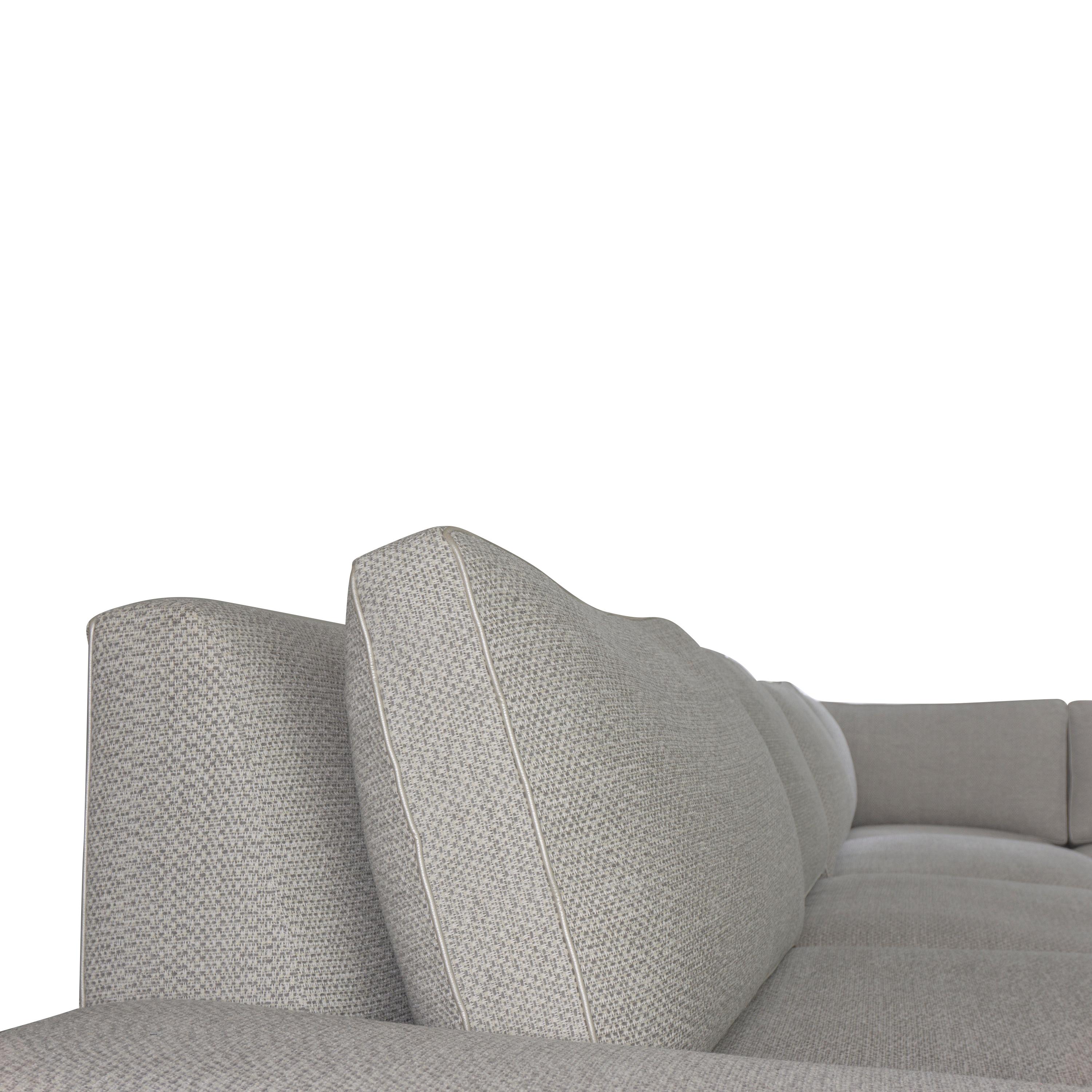 Modernes Quadratarm-Sofa mit Chaiselongue im Angebot 5