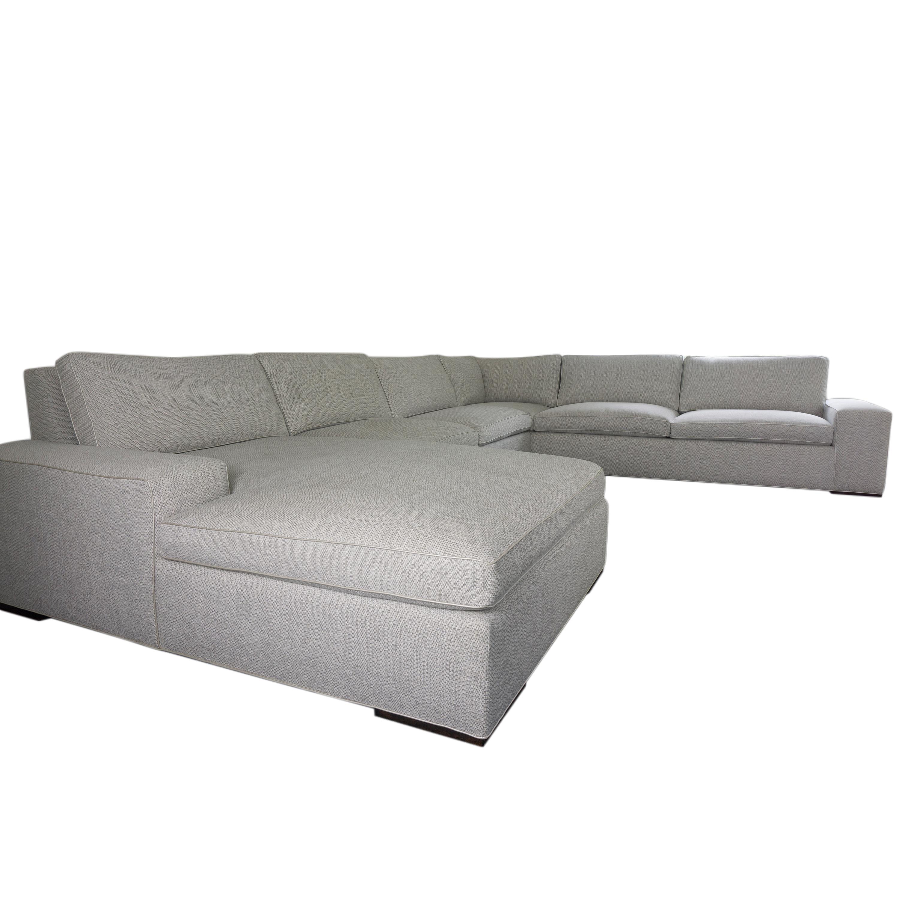 Modernes Quadratarm-Sofa mit Chaiselongue (21. Jahrhundert und zeitgenössisch) im Angebot