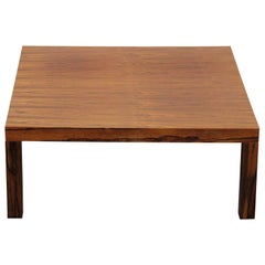 Modern Square Danish Rosewood Coffee Table