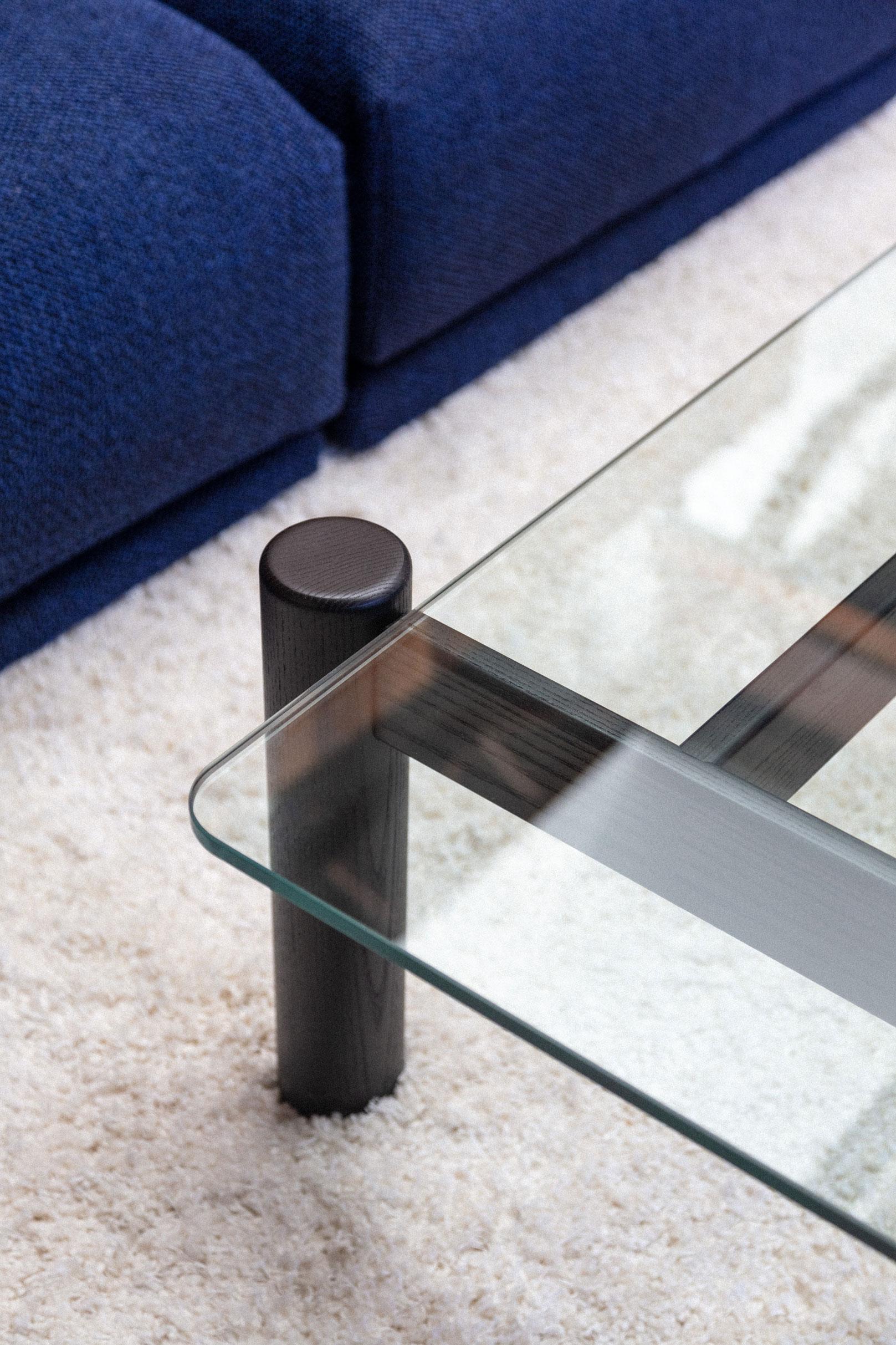 Modern Square Glass Coffee Table Neuf - En vente à Nyack, NY