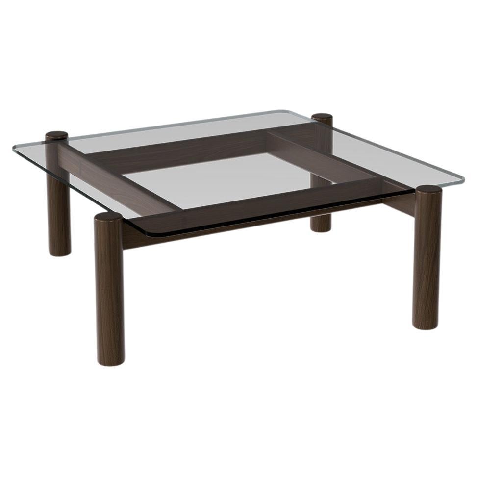 Modern Square Glass Coffee Table
