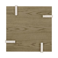 Modern Square Light End Table