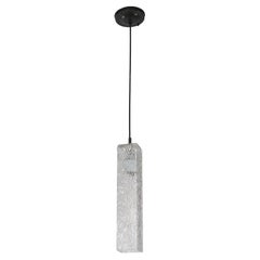 Modern Square Murano Wave Glass Pendant Light