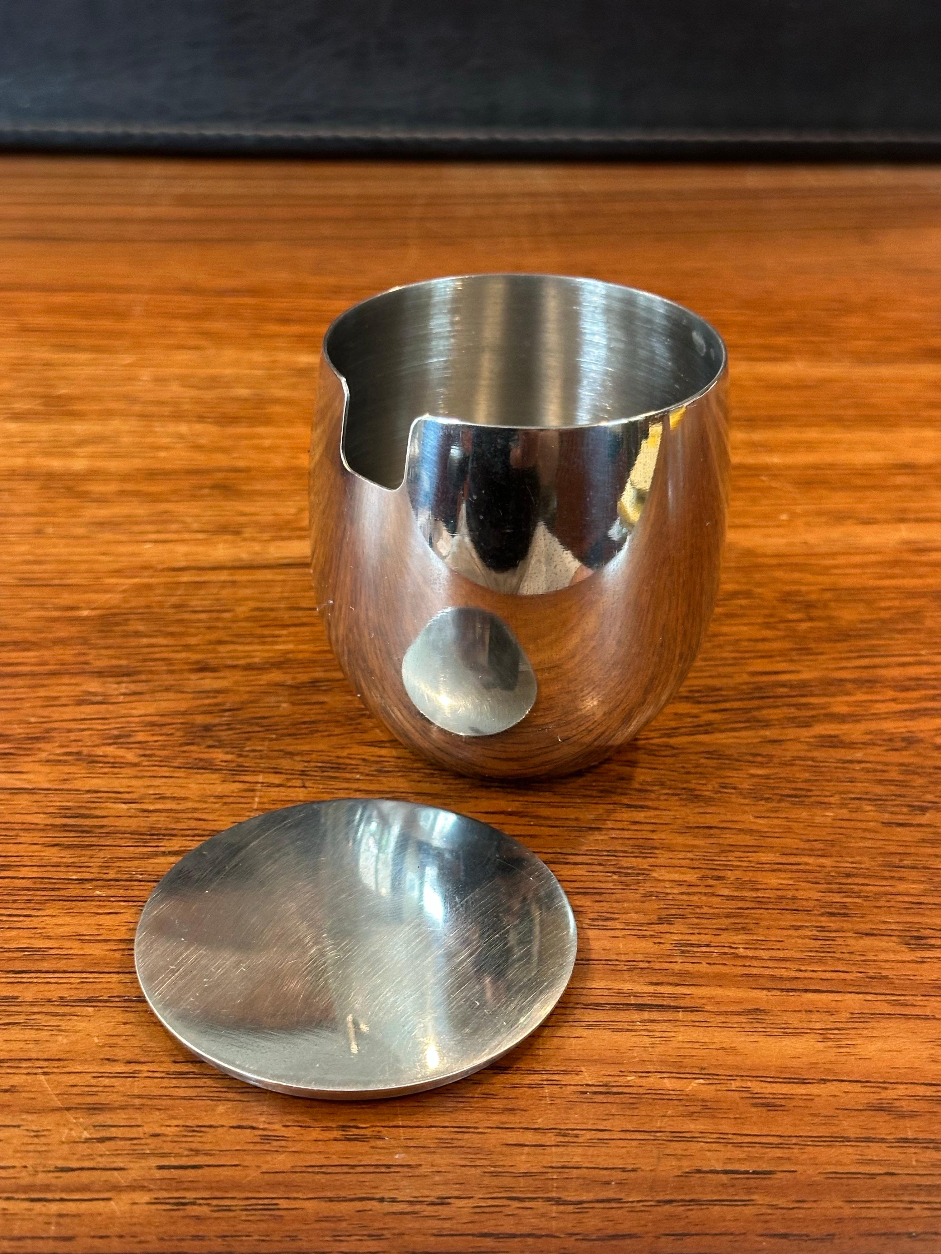 Service à crème et à sucre moderne en acier inoxydable par Carsten Jorgensen pour Bodum en vente 3