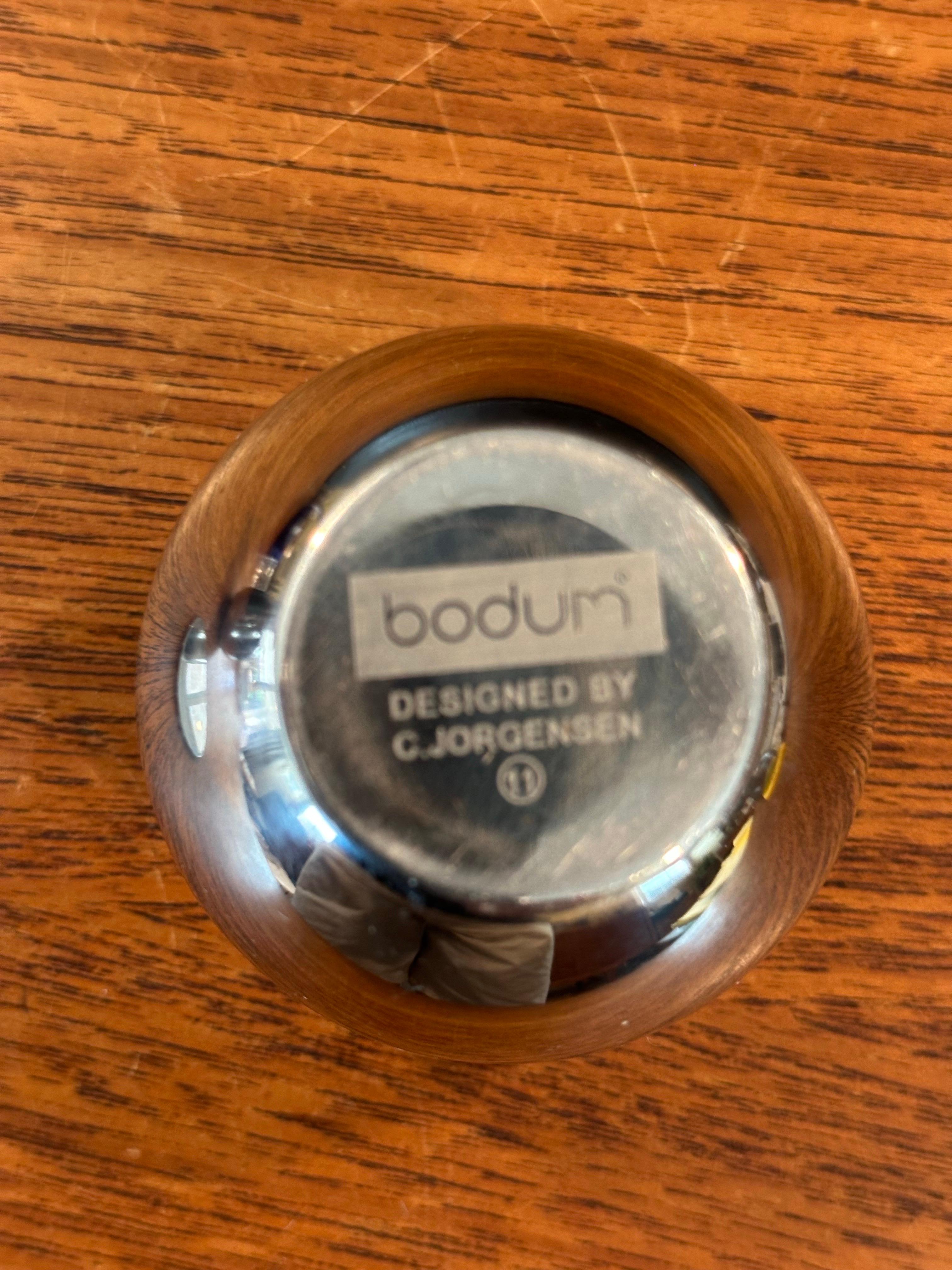 Service à crème et à sucre moderne en acier inoxydable par Carsten Jorgensen pour Bodum en vente 4