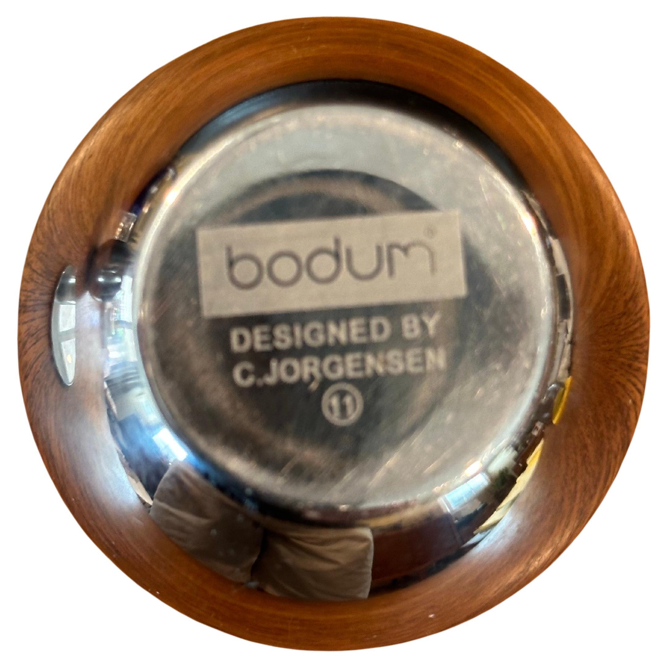 Danois Service à crème et à sucre moderne en acier inoxydable par Carsten Jorgensen pour Bodum en vente