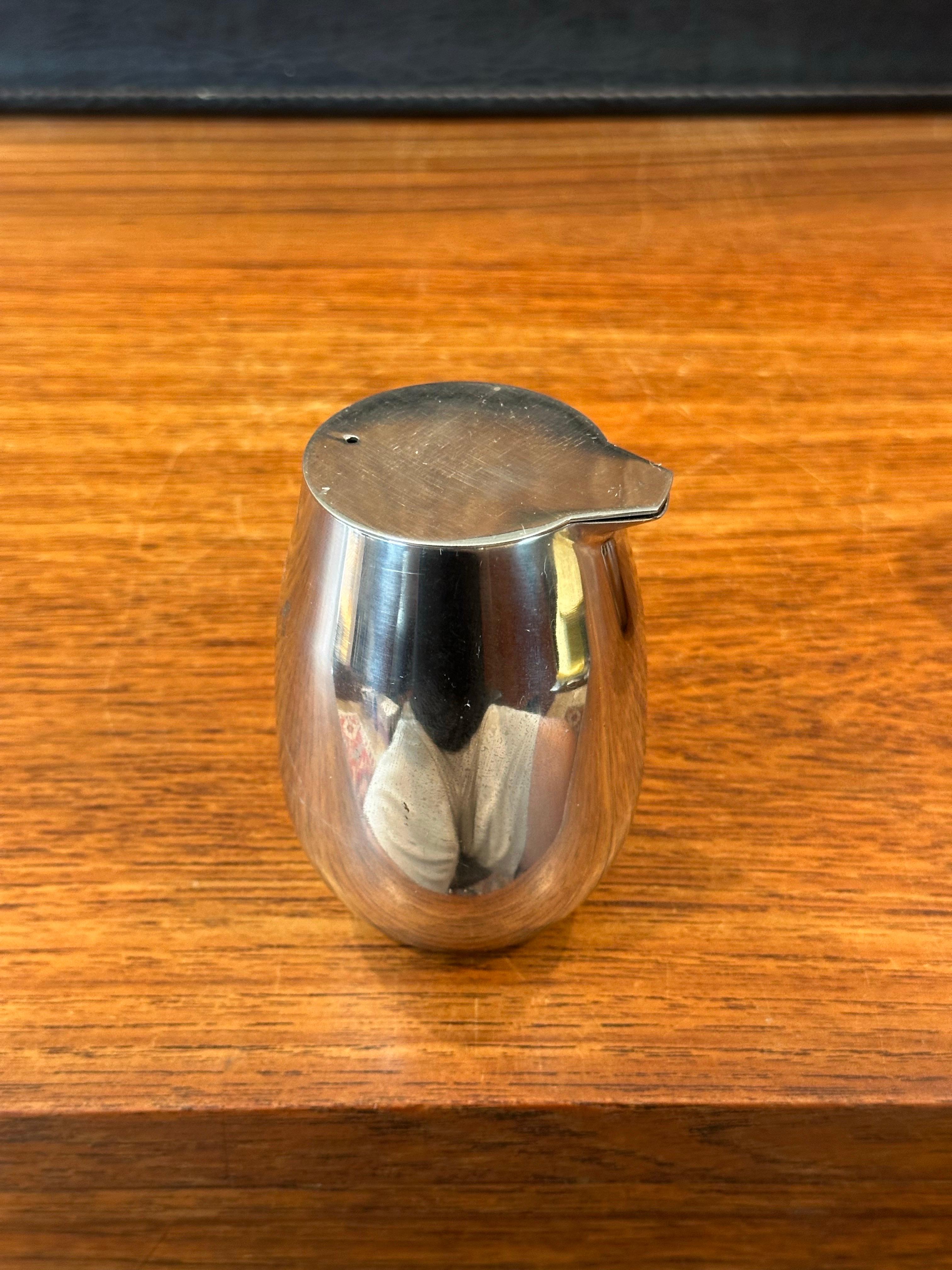 Acier inoxydable Service à crème et à sucre moderne en acier inoxydable par Carsten Jorgensen pour Bodum en vente