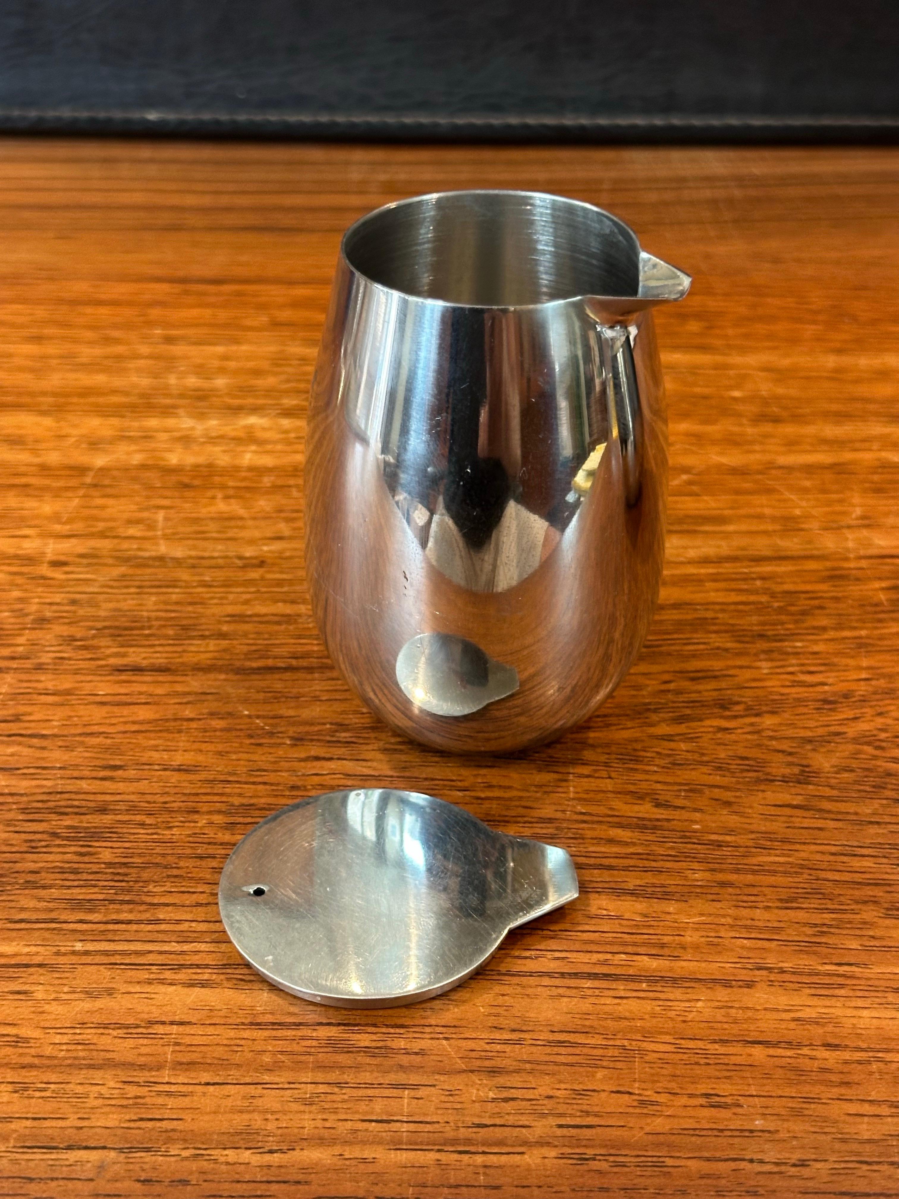 Service à crème et à sucre moderne en acier inoxydable par Carsten Jorgensen pour Bodum en vente 2