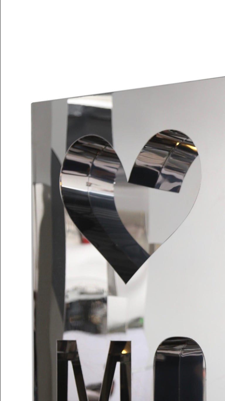 Modern Stainless Steel Minimalist Wall Art For Sale At 1stdibs