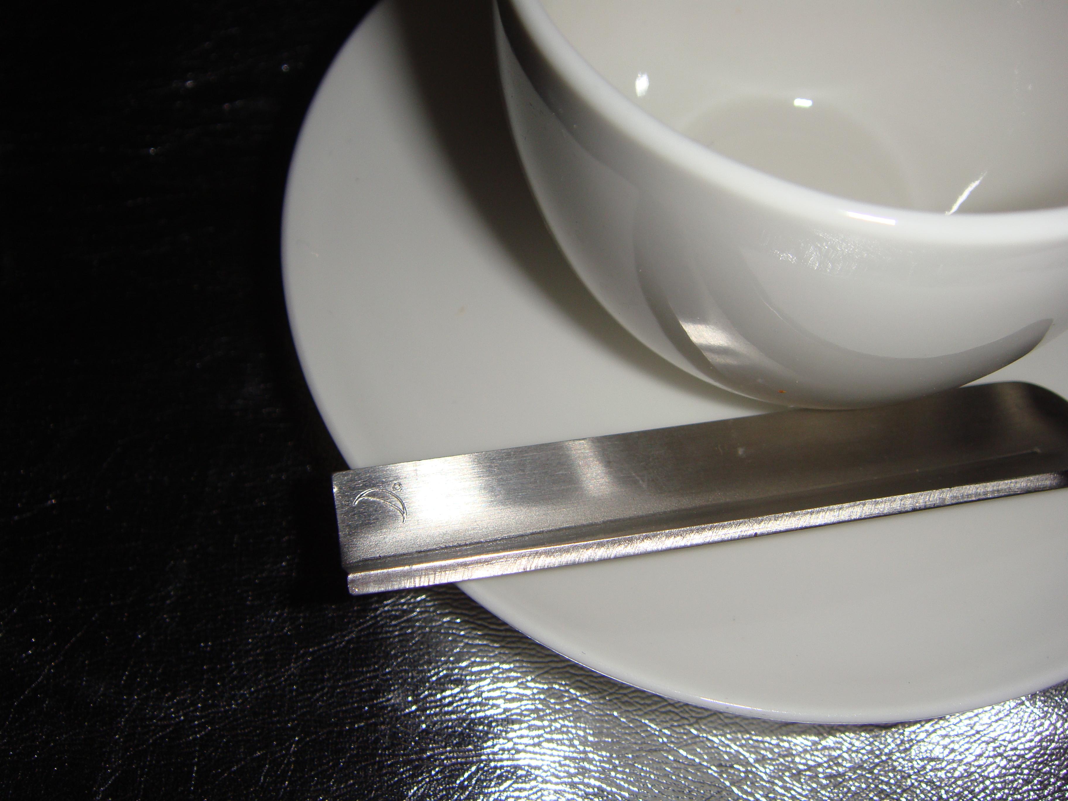 Stainless Steel Modern Stainless steel Teaspoons Coffee Spoons Sugar Dose  - 4 For Sale