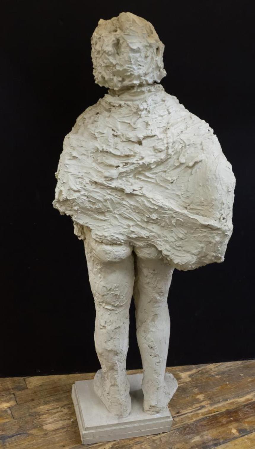 20th Century Modern Standing Female Nude Sculpture