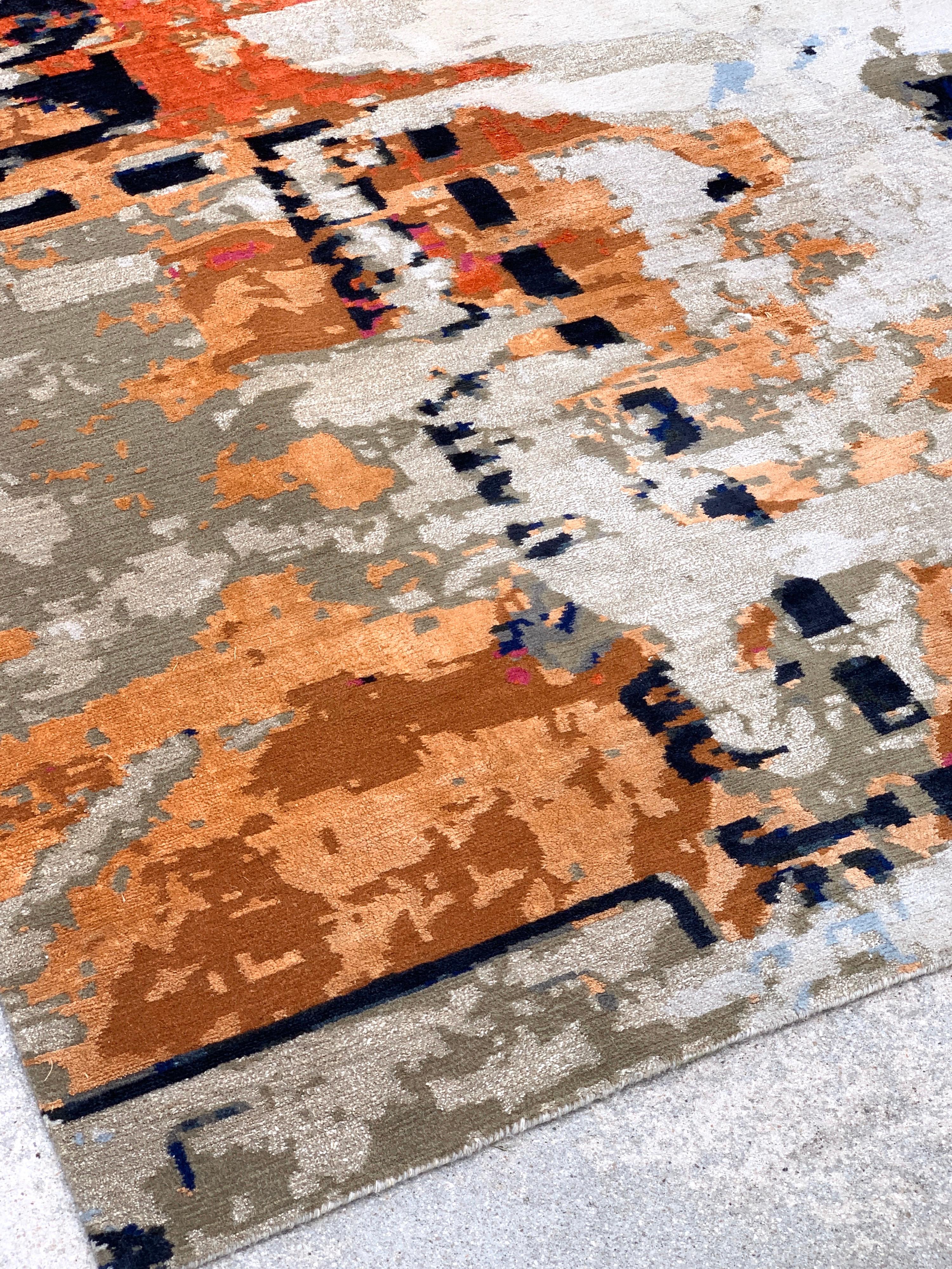 Modern Stark Studio Rug -Trisuli-Metro Lexington, Estate Fresh In Good Condition In West Palm Beach, FL