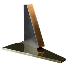 Modern Steel and Brass Object