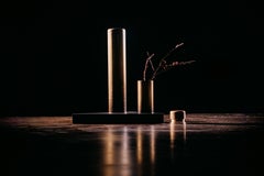 Modern Steel and Brass Vessel