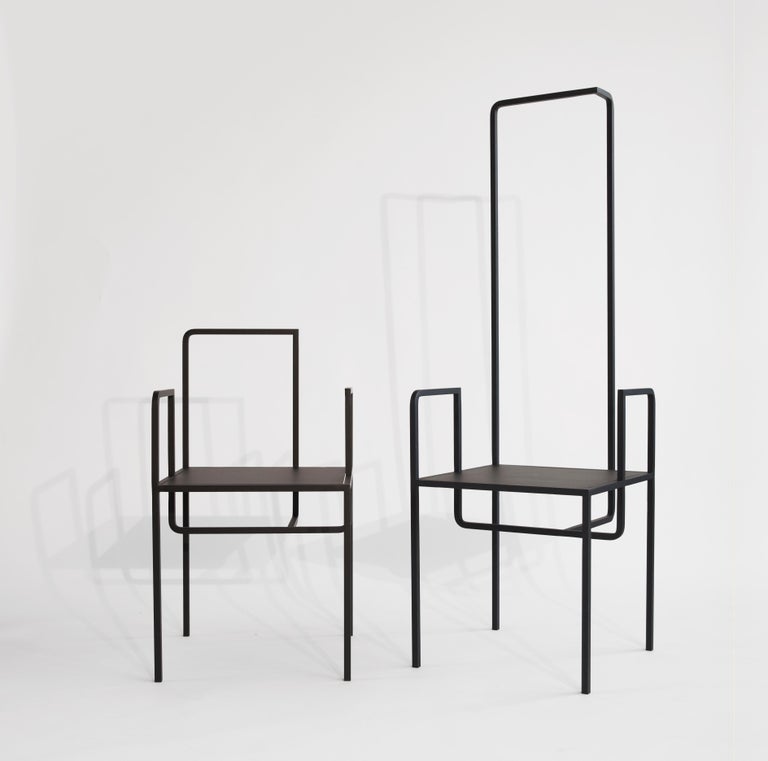 Contemporary Steel Chair AI in Black by Studio 1+11, 21st Century, Germany For Sale at 1stDibs