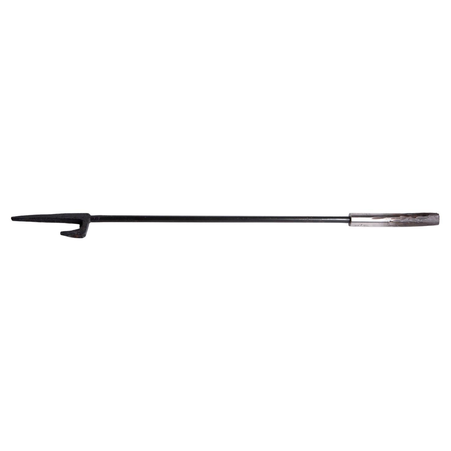 Modern Steel Fireplace Tool For Sale