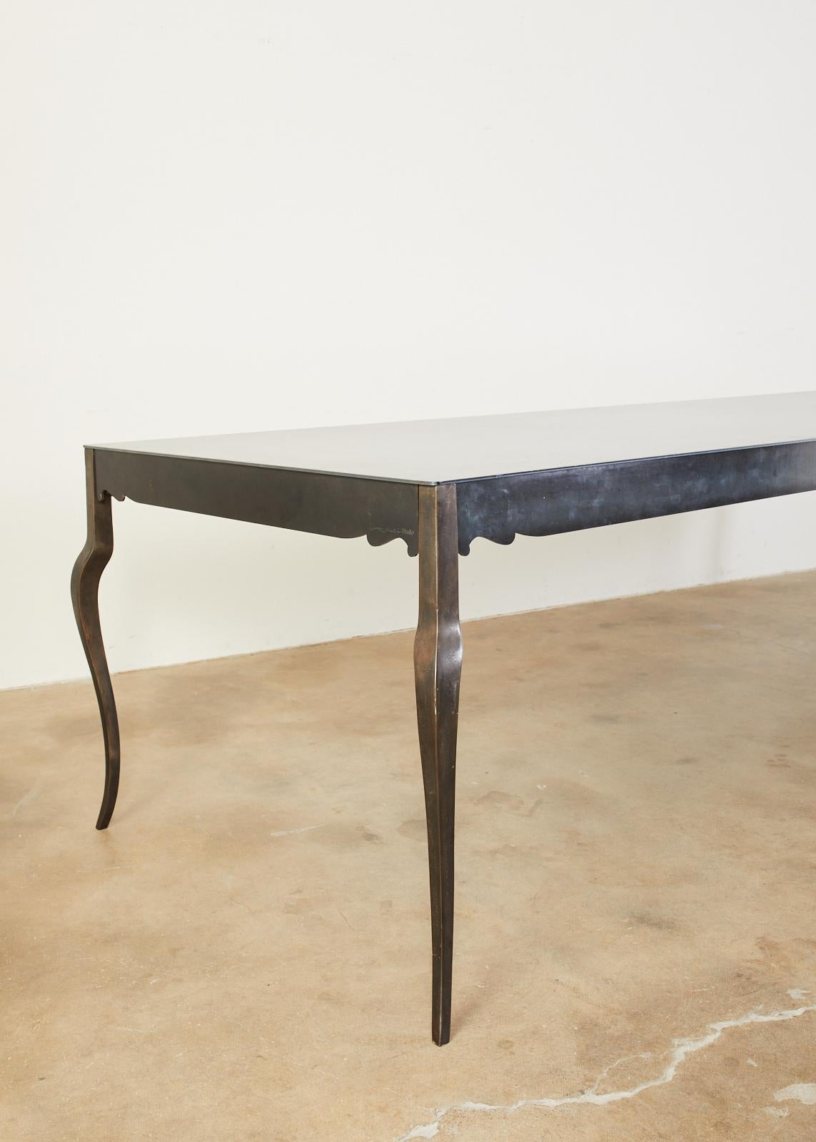 Contemporary Modern Steel Foundry Dining Table by Gregor Jenkin Studio